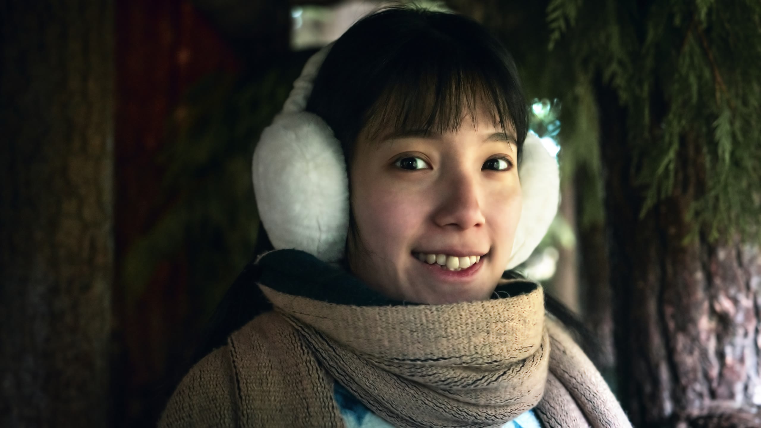 Portrait in winter light